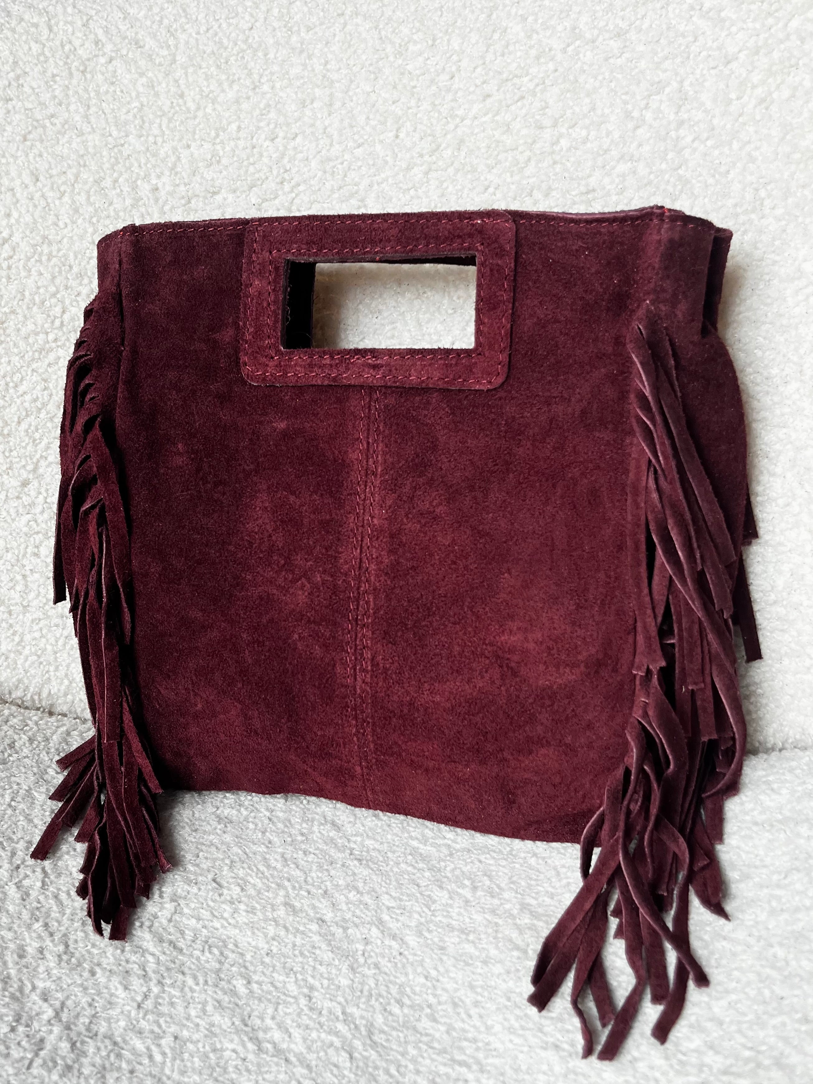 Sac à franges suède
