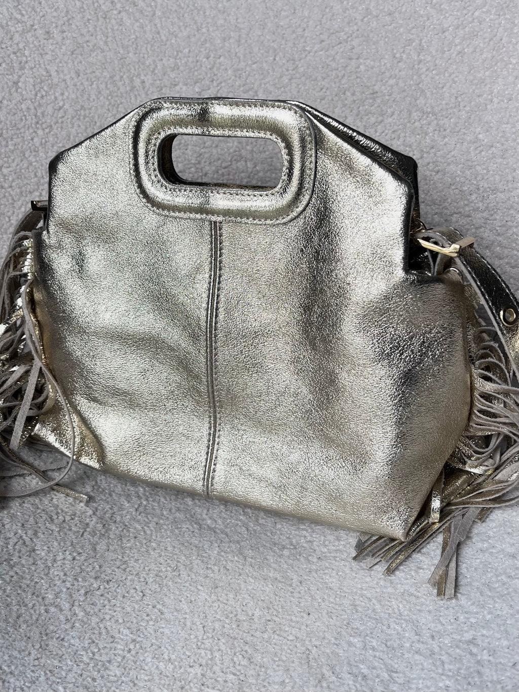 Maxi sac à franges irisé