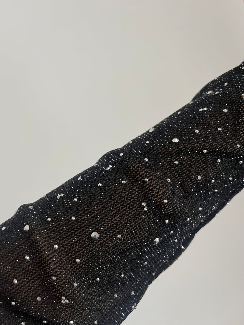 Body transparent à strass