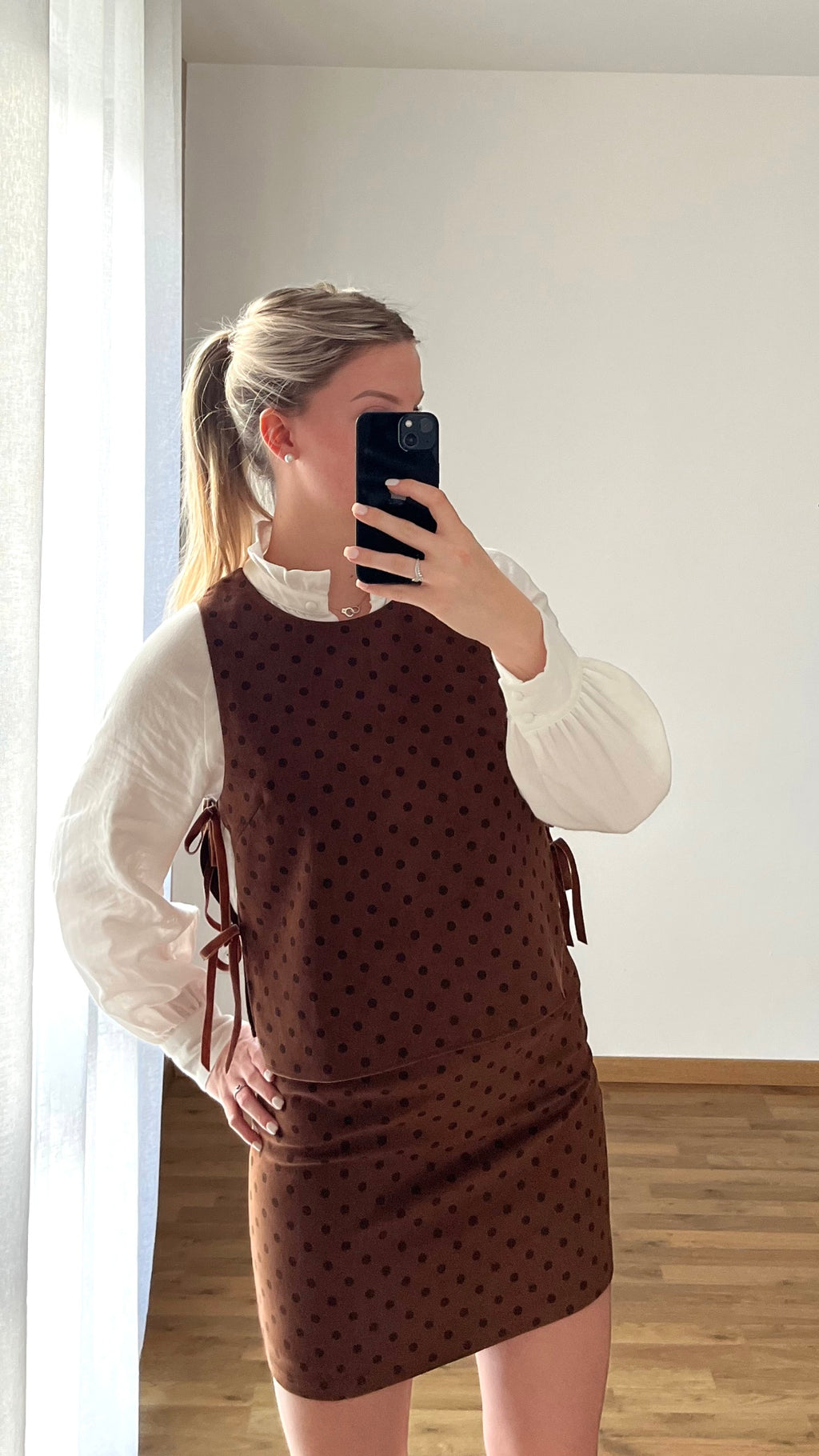 Jupe à pois