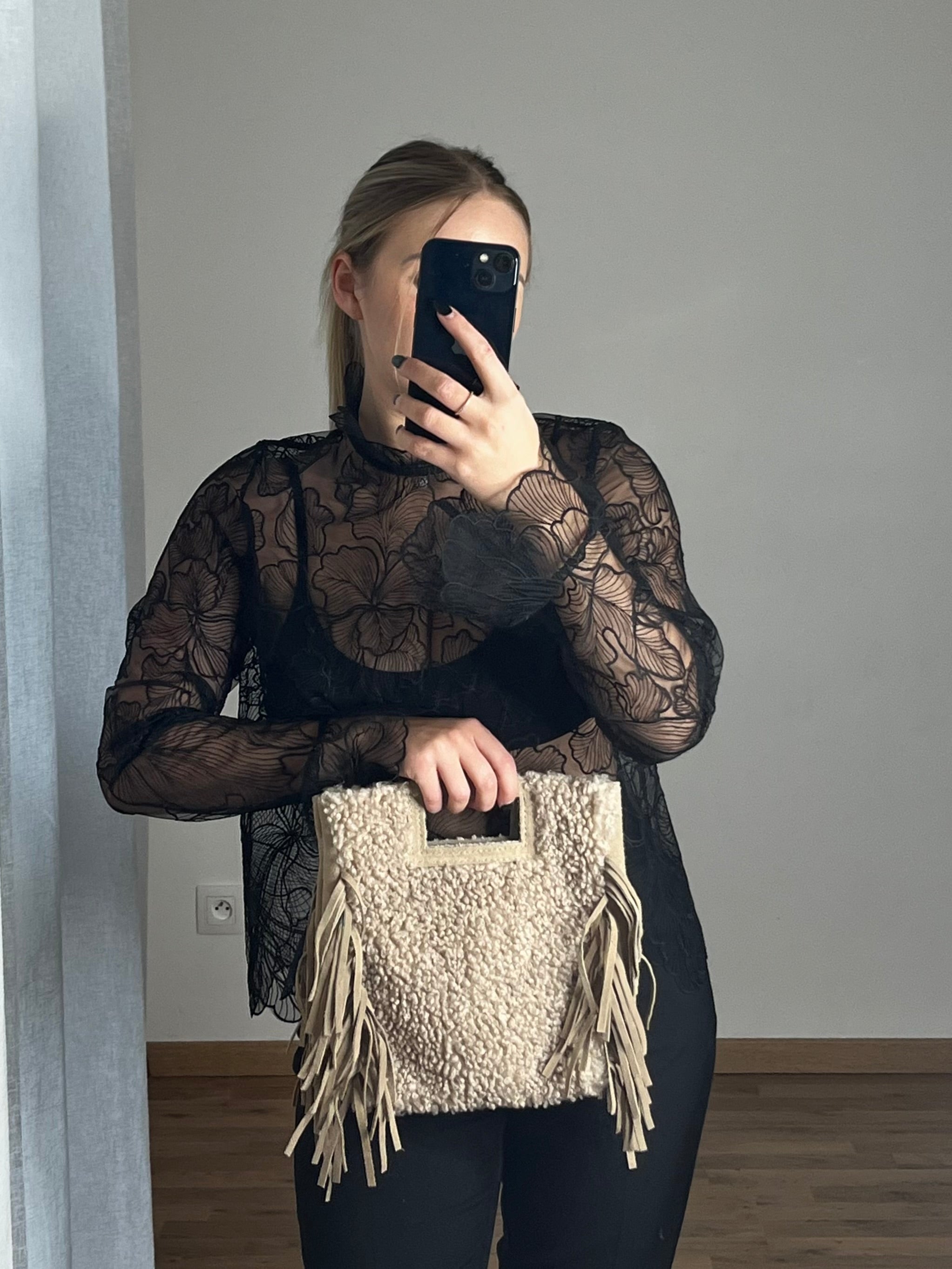 Sac à franges sherpa