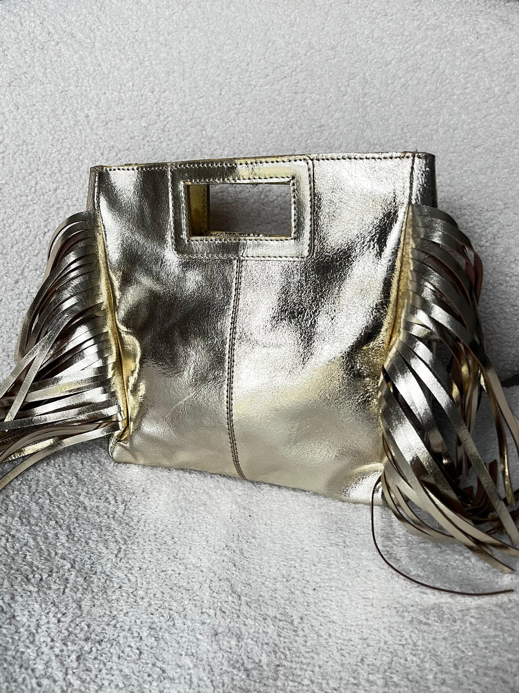 Sac à franges irisé