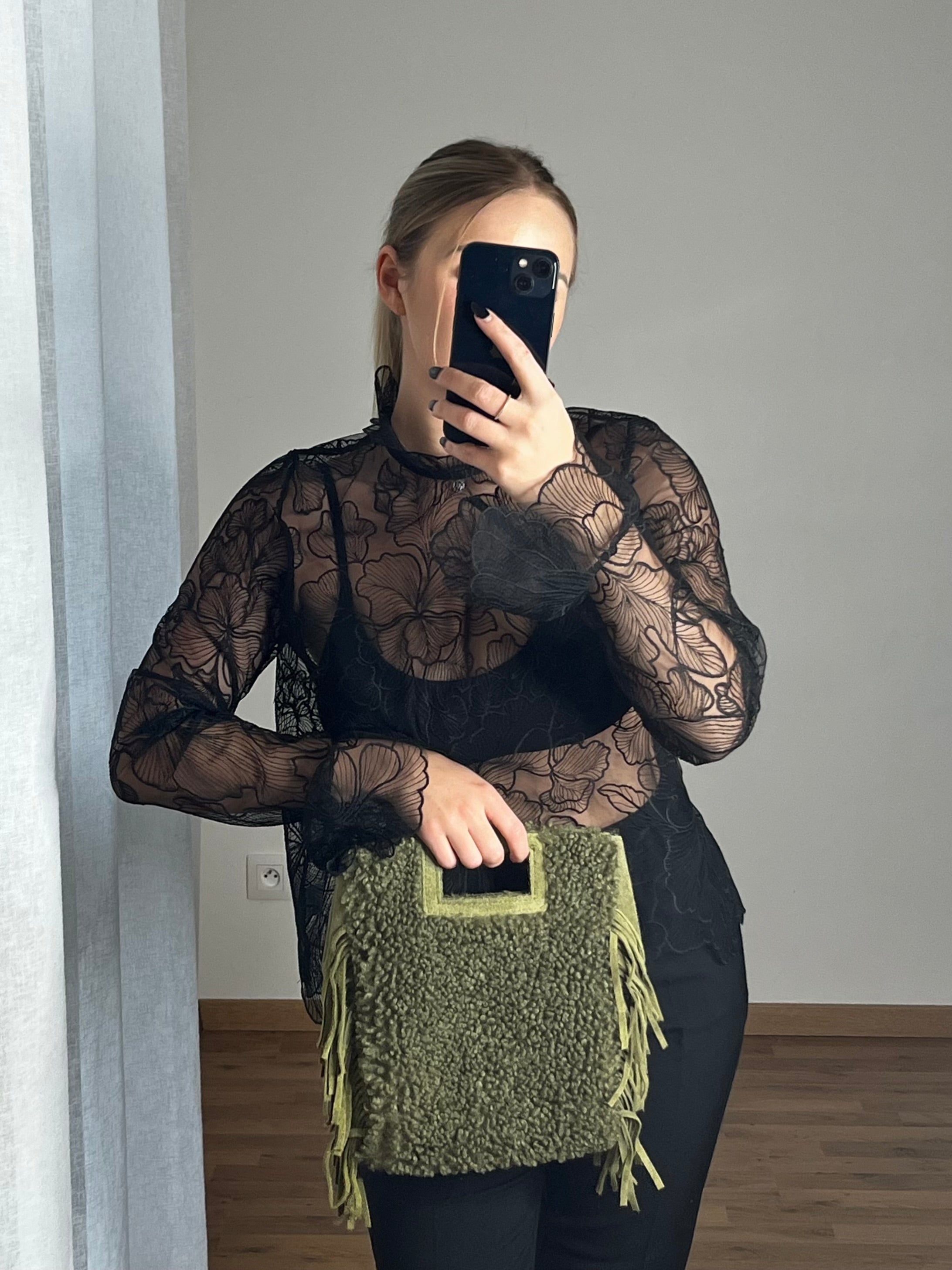 Sac à franges sherpa