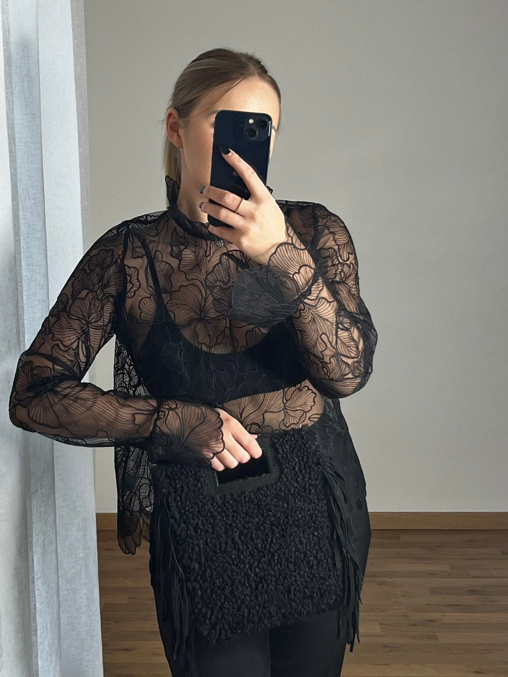 Sac à franges sherpa