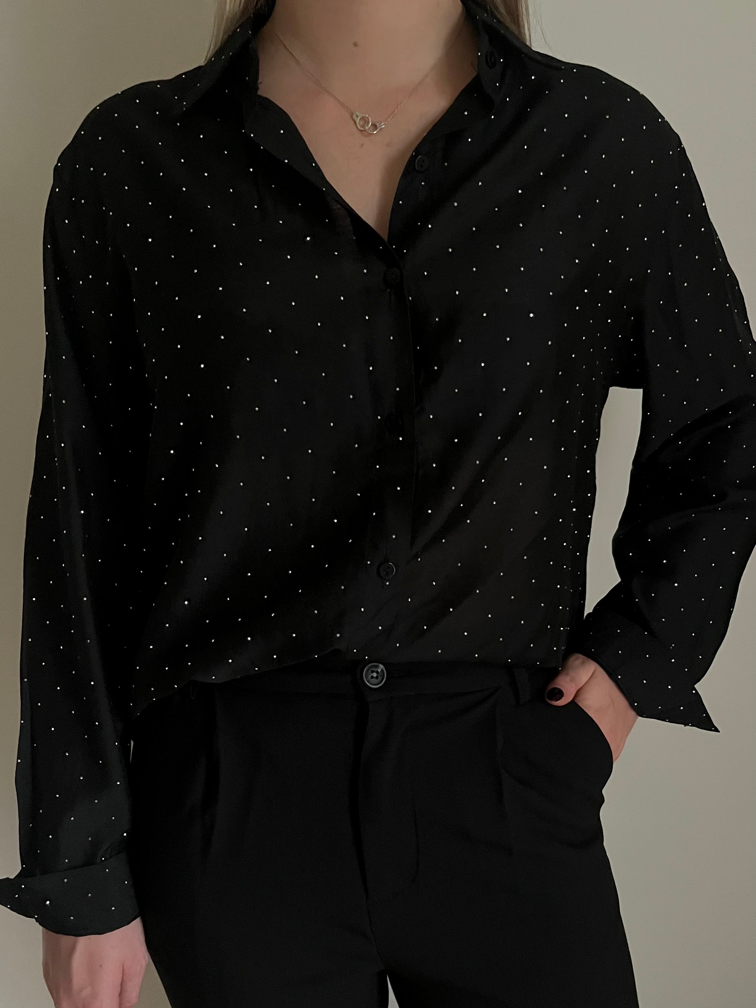 Chemise à strass