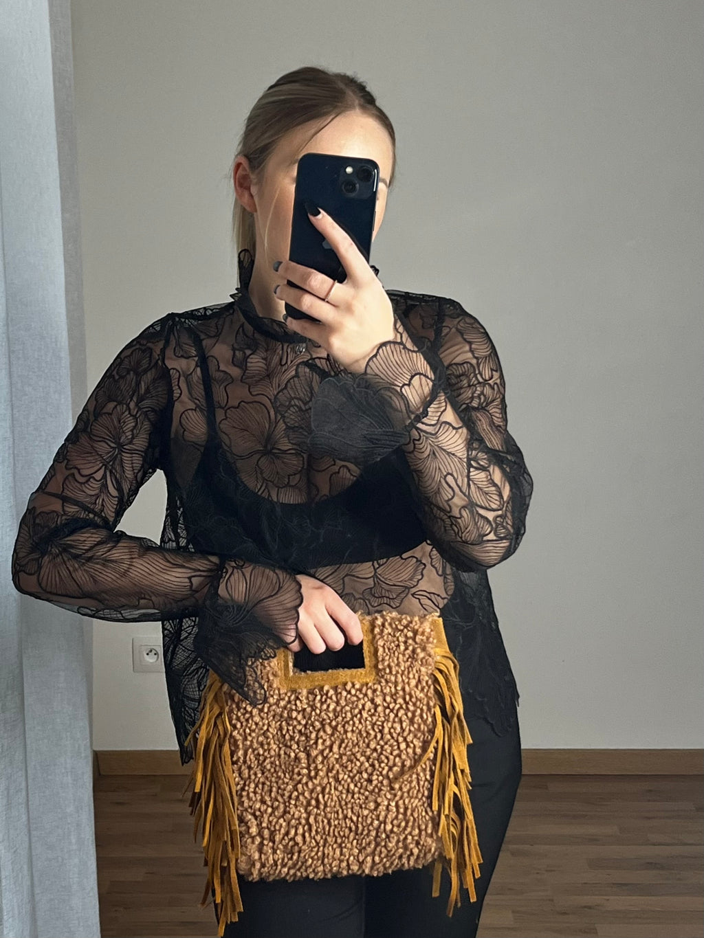 Sac à franges sherpa