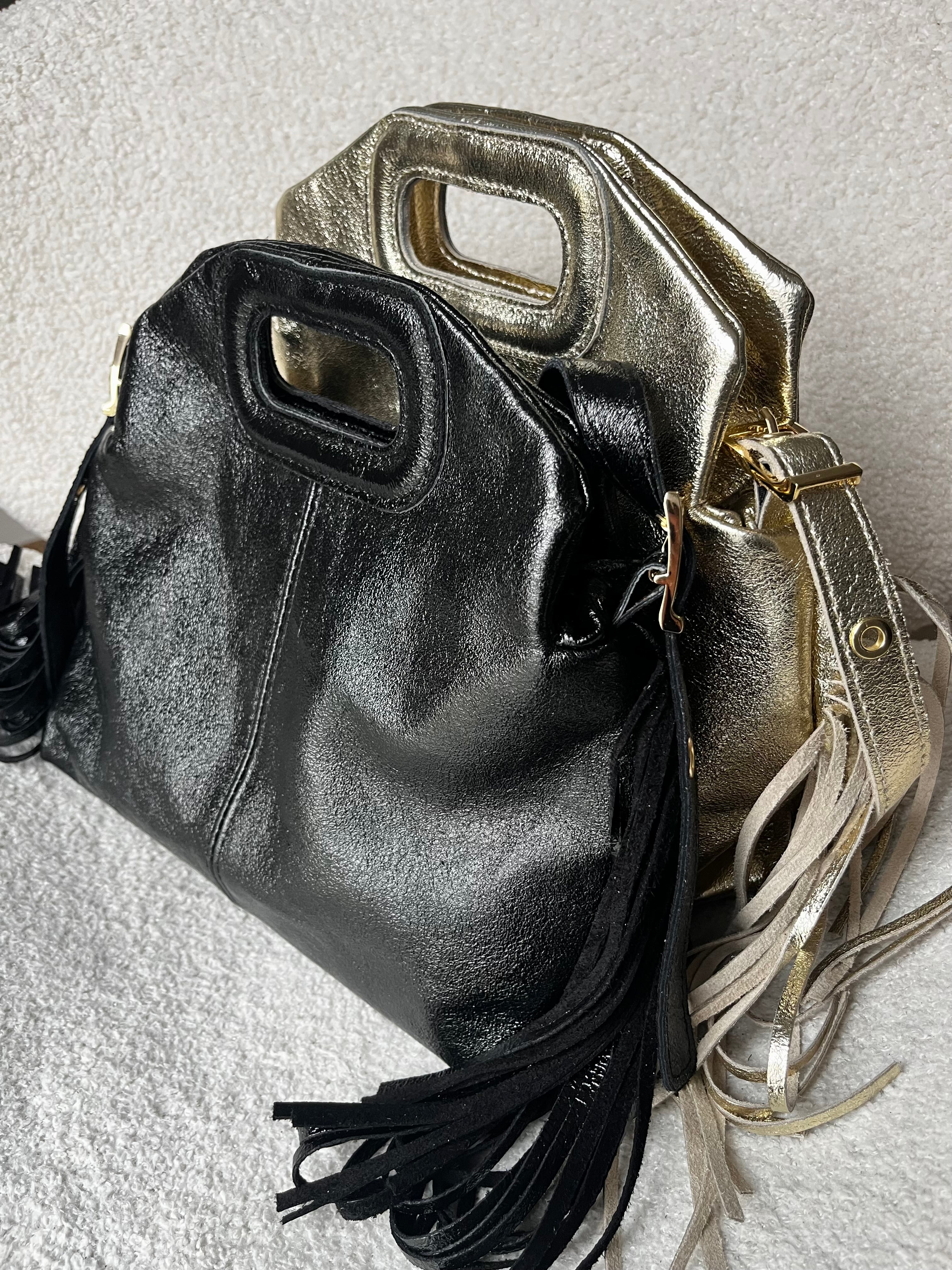 Maxi sac à franges irisé