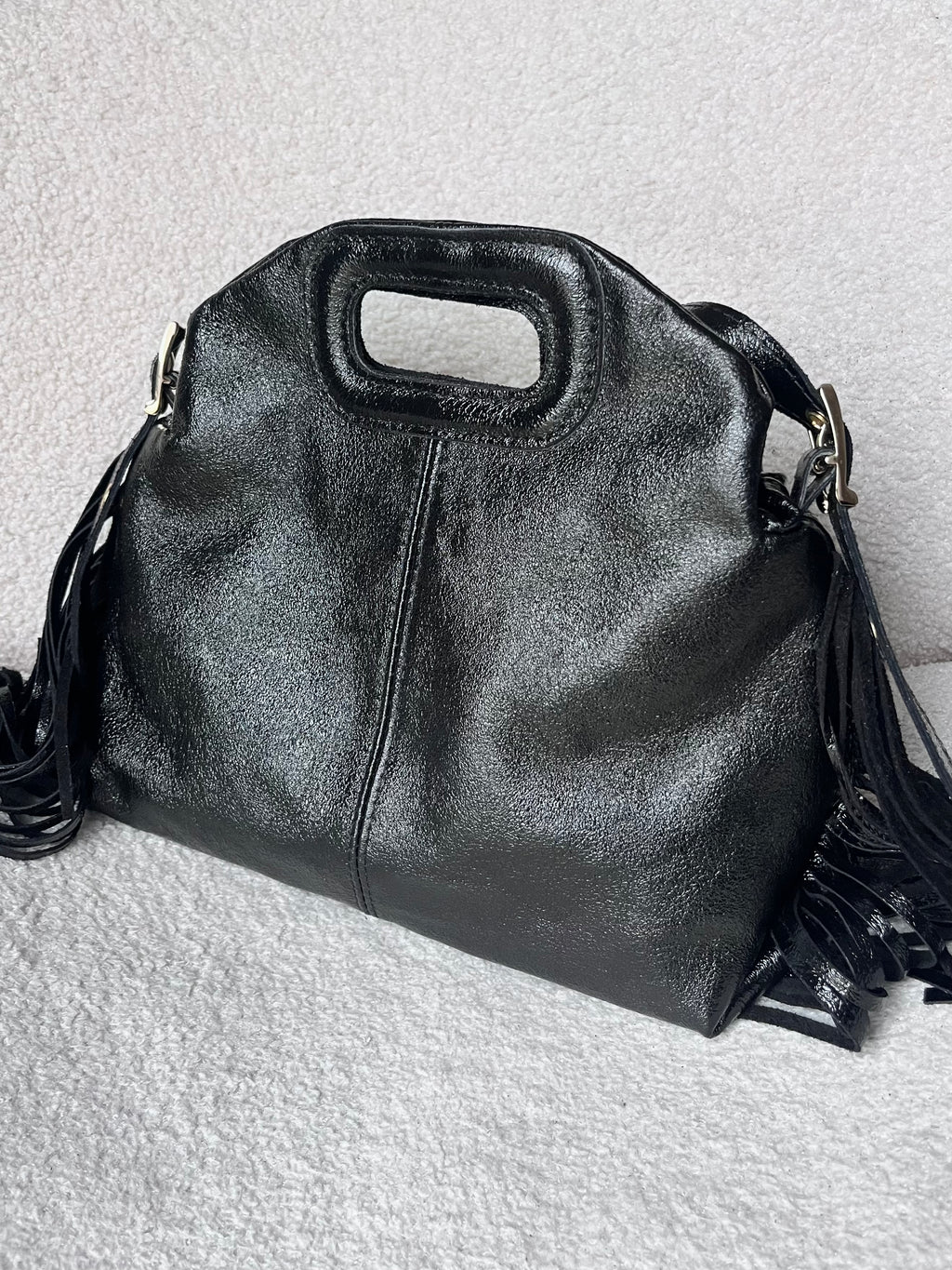 Maxi sac à franges irisé